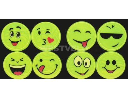 Наклейки неонові "смайлик"