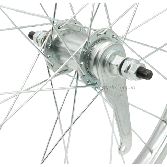 Колеса 20 обід нікель, перед + зад з втулкою Falcon + к-т. з фліпером. фото westvelo.com