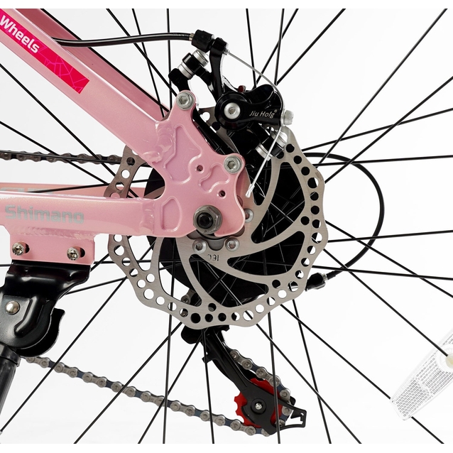 Велосипед 26 AL Corso «PULSAR» PL-26509 алюміній 13", (к-т SHIMANO) рожевий фото westvelo.com