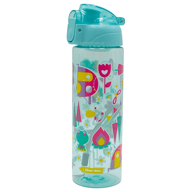 Фляга 700 ml " Camp Smiggle" пластмасова, блакитна фото westvelo.com