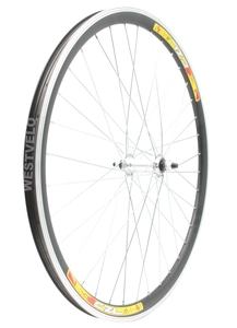 Колесо 24 перед, обід 2-ний чорний, втулка AL на промах