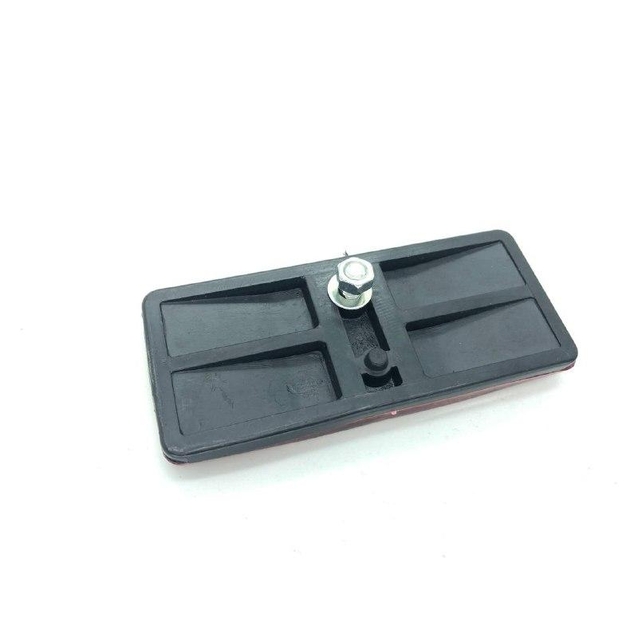 Катафот червоний горизонтальний прямокутний під 1 болт фото westvelo.com