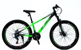 Велосипед 26 AL Corso «GTR-3000» GT-74543 алюміній 13", (к-т SHIMANO) чорно-салатовий фото westvelo.com