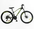 Велосипед 26 AL Corso «BLADE» BD-26204 алюміній 13", (к-т SHIMANO) чорно-салатовий фото westvelo.com
