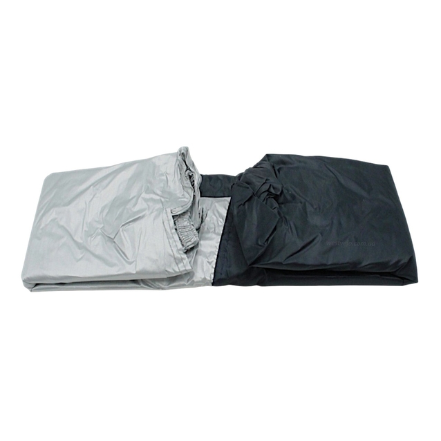 Чохол дощовик на скутер, "Motorcycle cover" синьо-сірий (M 203/89/122см) фото westvelo.com
