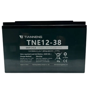 Акумулятор 12V / 38Ah: (свинцево-кислотний)