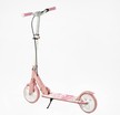 Самокат дитячий 2-х колісний, PU Best Scooter «SHARK» SH-41102 пудрово-білий, Ø200mm, з ручним гальмом, затискач керма, 1 амортизатор фото westvelo.com