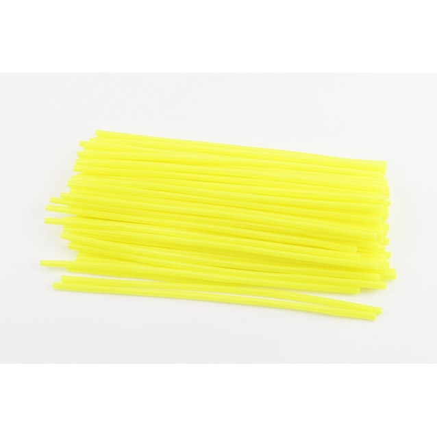 Трубки на спиці Ø4мм L-240мм, жовтий (72шт) фото westvelo.com