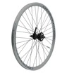 Колесо 26 зад, обід 2-ний сірий, втулка Falcon (чорна) + к-т, (SF-CT01) чорна спиця (зірка 19) фото westvelo.com