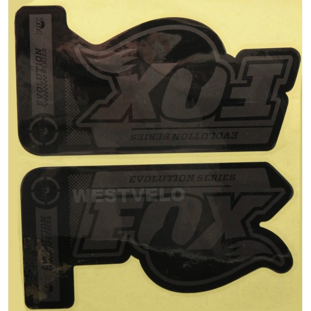 Наклейки на вилку. FOX EVOLUTION "прінт 12" фото westvelo.com