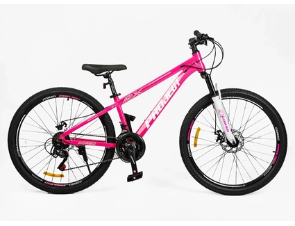 Велосипед 26 AL Corso «PROJECT»  RJ-26218 алюміній 13", (к-т SunRun) рожевий