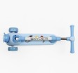 Самокат дитячий 3-х колісний Skyper KR-11/6093 синій, колеса PU Ø125mm/40mm зі світлом, музика та підсвічування платформи, кермо складне фото westvelo.com
