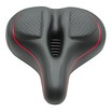 Сідло на демпферах з отвором AVANTI 89, чорне м'яке, червона полоска фото westvelo.com