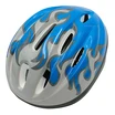 Вело шолом "TK Sport" 602 сіро-синій "Полум'я", окружність 57 см фото westvelo.com