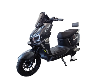 Електроскутер Corso «KANO» KN-640188, двигун 2000W, акумулятор 72V 30Ah літій-залізо-фосфатний, графітовий, колеса 12/10"
