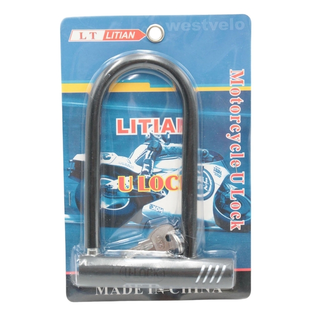 Замок на ключ KIHUU LOCK (F-609) Ø130-210mm, U-подібний "скоба" фото westvelo.com