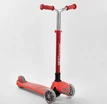 Самокат дитячий 3-х колісний, Best Scooter Y-00325 червоний, колеса PU Ø120mm/80mm зі світлом, складне AL кермо фото westvelo.com
