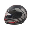 Мото шолом, закритий (L 59-60) BLD "HELMETS", чорно-червоний, матовий (825) фото westvelo.com