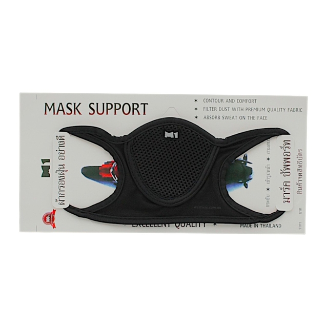 Маска обличчя пилозахисна (#19) чорна фото westvelo.com