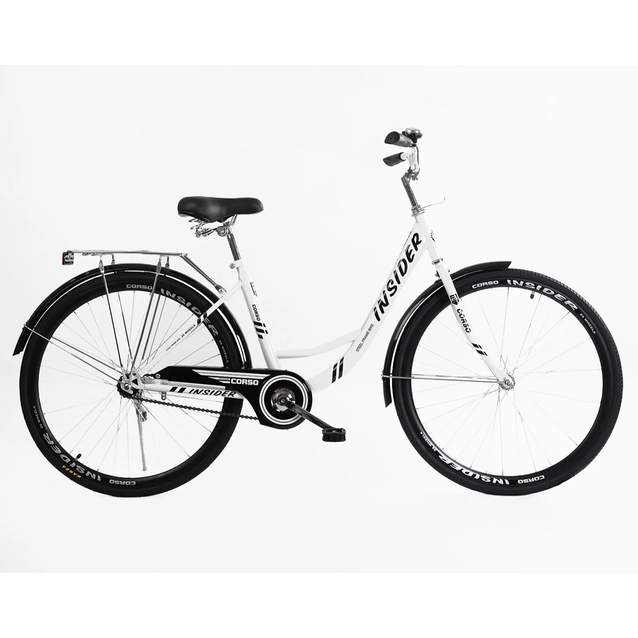 Міський велосипед 26 ST Corso «INSIDER» SD-26614 сталь 16,5", білий фото westvelo.com