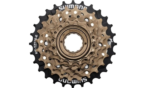 Зірка задня різьбова 6-рик SHIMANO TZ-500 (14-28T)