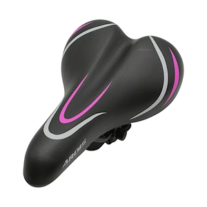 Сідло мтв ARDIS № 954, чорне з рожевою смужкою (245х140)