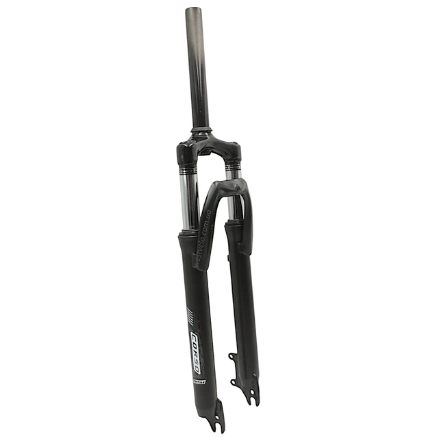 Вилка 27.5 аморт. безрізьб CORSO (614), чорна, disk, шток Ø28.6 L-200mm фото westvelo.com