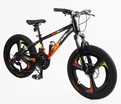Велосипед 20 AL Corso «EVOLUTION» EV-20617 алюміній 11", (к-т SHIMANO) чорно-помаранчевий фото westvelo.com