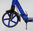 Самокат дитячий 2-х колісний, PU Best Scooter «FACTOR» BS-72725 синій, Ø200mm, AL, 2 амортизатора, фляготримач