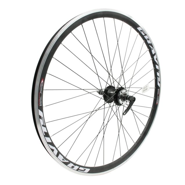 Колесо 27,5 зад, обід 2-ний чорний, втулка. AL. NECO MS31R, на промах чорна, диск 6 болтів, ексцентрик фото westvelo.com