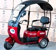 Трицикл Corso «TERRA» TR-932168, двигун 1200W, акумулятор 72V 24Ah літій-марганцево-залізо-фосфатний, червоний, колеса 10" фото westvelo.com