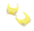 Мигалка силікон №009 2шт. на батарейці, жовта фото westvelo.com