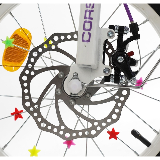 Дитячий велосипед 16 ST Corso «NICE» NC-16014 дискові гальма, фіолетовий фото westvelo.com