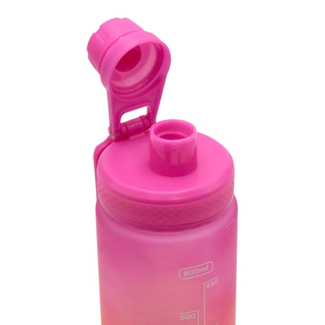 Фляга 800 ml Sport Life харч.пластик (ремінець, трубочка) мікс кольорів фото westvelo.com