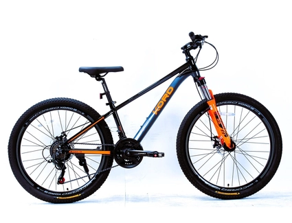 Велосипед 26 AL Corso «KORD» KD-26506 алюміній 13", (к-т SHIMANO) чорно-синьо-помаранчевий