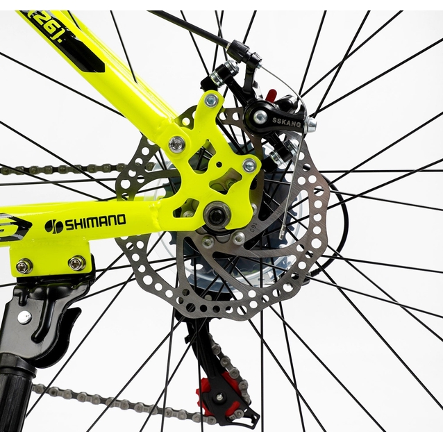 Велосипед 26 ST Corso «REND» RD-14196 сталь 15", (к-т SHIMANO) чорно-жовтий фото westvelo.com