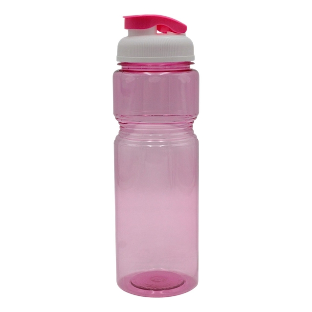 Фляга 650 ml харч.пластик, рожева фото westvelo.com