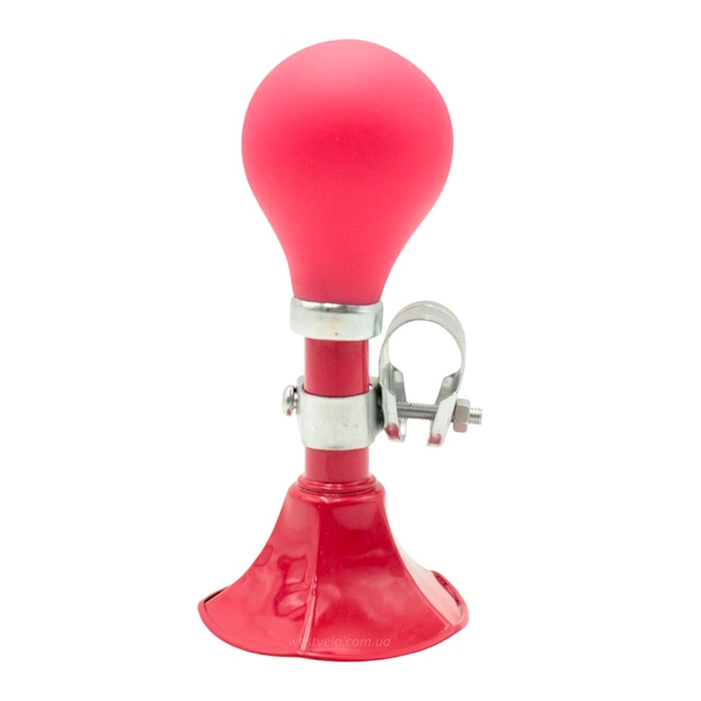 Сигнал-клаксон дитячий металевий червоний фото westvelo.com