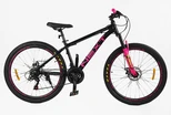 Велосипед 26 AL Corso «NEXT» NX-26368 алюміній 15", (к-т SHIMANO) чорно-рожевий фото westvelo.com