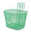 Кошик дитячий метал сіточка, на гачки, салатовий фото westvelo.com