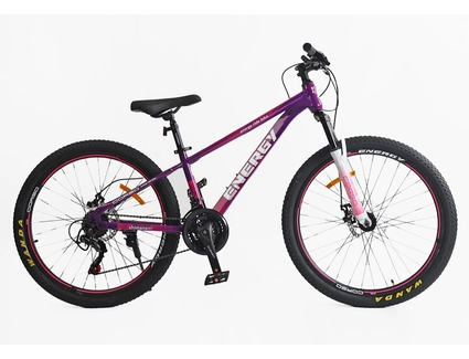 Велосипед 26 ST Corso «ENERGY» EN-26813 сталь 13", (к-т SHIMANO) фіолетовий