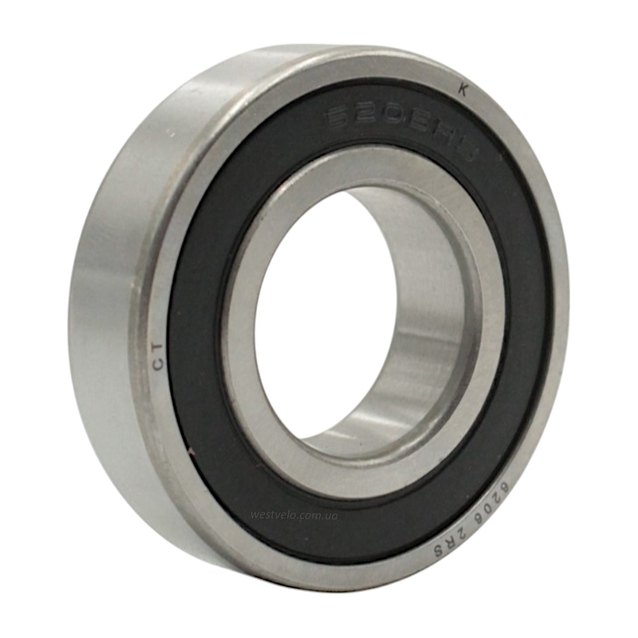 Підшипник пром (6206 2RS) Bearing (30х62х15,8) фото westvelo.com