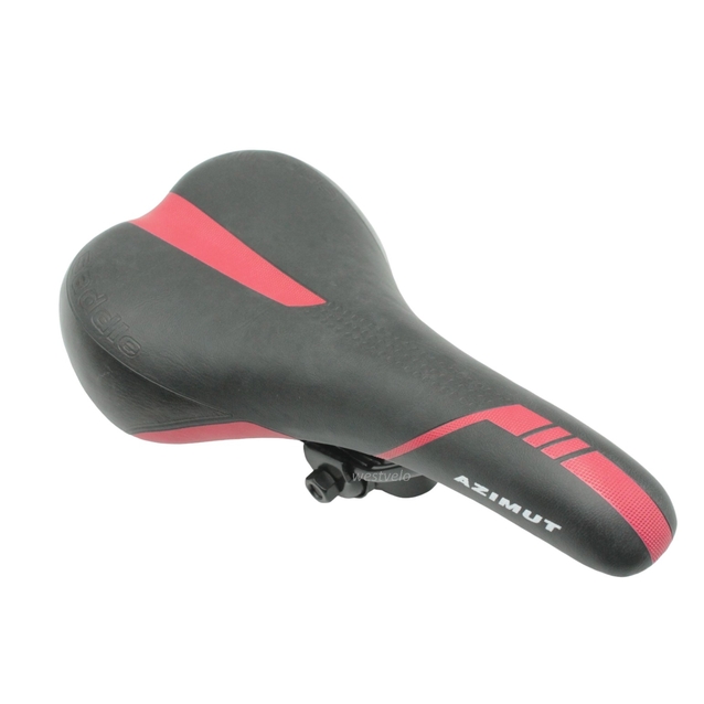 Сідло мтв AZIMUT чорно-малинове фото westvelo.com