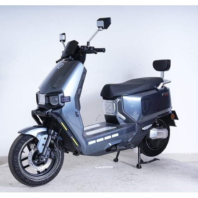 Електроскутер Tailg «F-55» C02, двигун 2000W, акумулятор 72V 38Ah графеновий, графітовий, колеса 12" фото westvelo.com