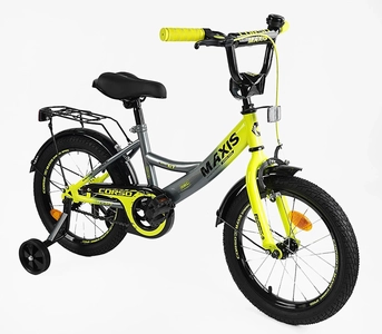 Дитячий велосипед 16 ST Corso «MAXIS» CL-16393 сіро-жовтий
