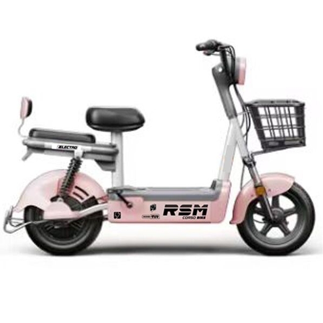 Електроскутер Corso «RSM» RS-70249, двигун 500W, акумулятор 48V/20Ah рожевий, колеса 14" фото westvelo.com