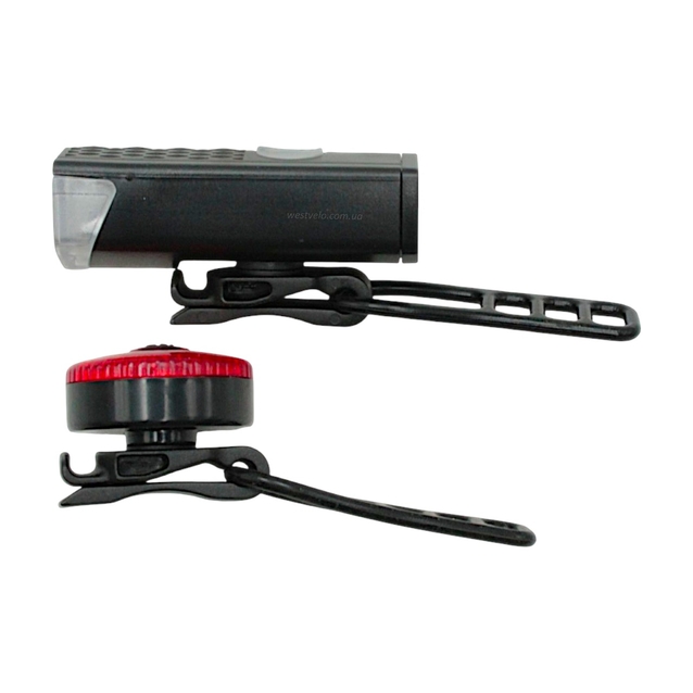 Фара + мигалка на usb зарядку BL-1133 LED micro USB (800 mAh) фото westvelo.com