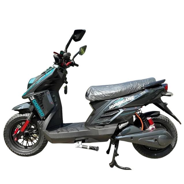 Електроскутер Corso «HURRICANE» HR-246188, двигун 2500W, акумулятор 72V 40Ah літій-залізо-фосфатний, зелений, колеса 10" фото westvelo.com