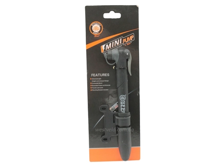 Насос вело BEE pump (M21-02) пластик з кріпленням чорний (AV/FV)