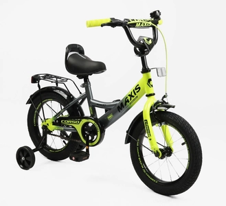 Дитячий велосипед 14 ST Corso «MAXIS» MX-64003 сіро-жовтий